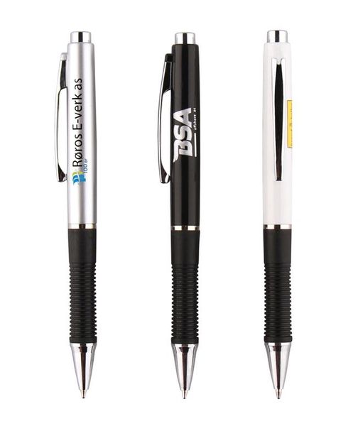 

[logo +]82013 3 color with metal clip, school supplies customized logo/corporate ball pens ballpoint, Blue;orange