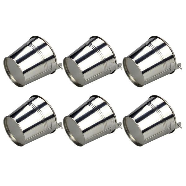 

dishes & plates 6pcs snack buckets french fries fried chicken containers for bar