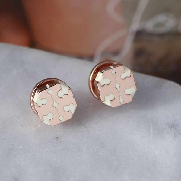 

ladies fashion jewelry fashion personalized exquisite temperament atmosphere square versatile simple style earrings mixed batch, Golden