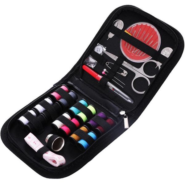 

other arts and crafts set of 27 sewing kit including needle thread measure scissor threader tool accessories zipper bag for home sale
