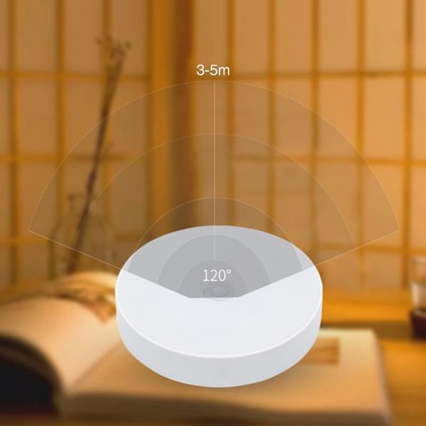 

automatic sensor cabinet light usb rechargeable decor home body motion portable bedroom indoor led night