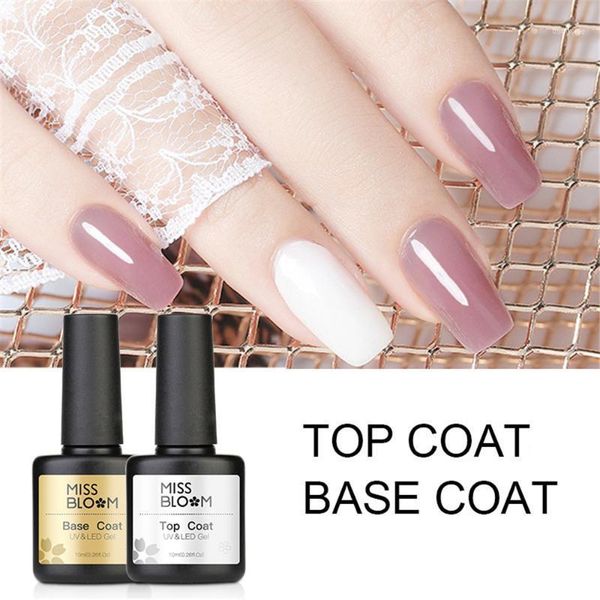 

10ml gel polish coat base long lasting soak off reinforce hybrid varnishes manicure uv lacquer nail art primer1, Red;pink