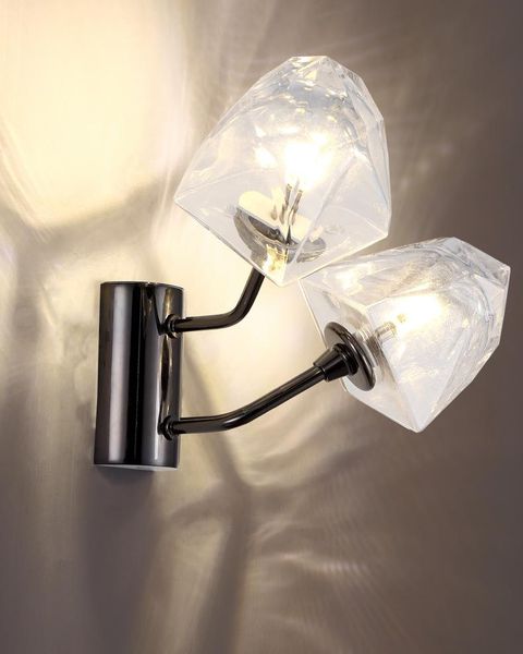 

wall lamps modern simple light luxury electroplated lamp bedroom living room glass