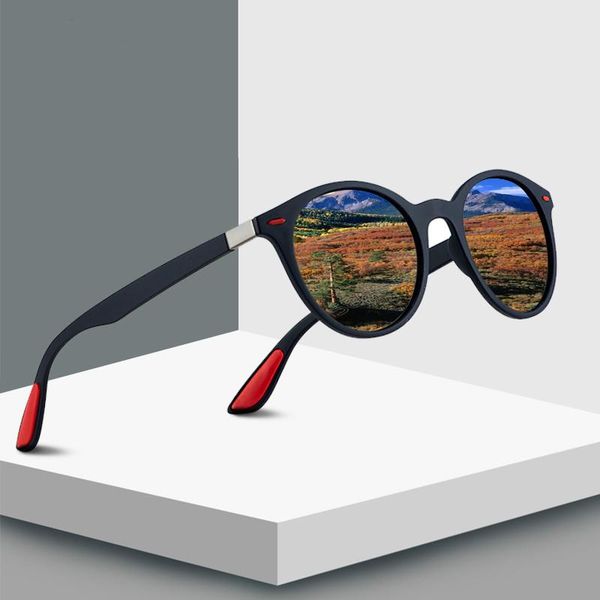 

sunglasses polarized vintage 2021 retro round tac lens eyewear luxury sun glasses for men lunettes de soleil, White;black
