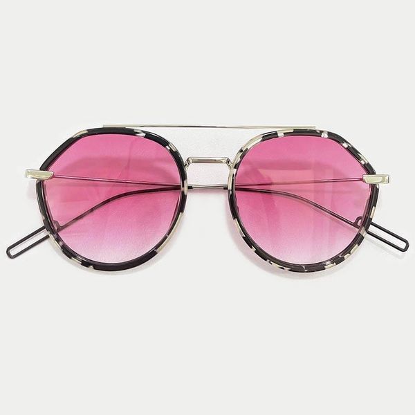 

sunglasses retro round gradient women designer sun glasses vintage outdoor driving eyewear, White;black