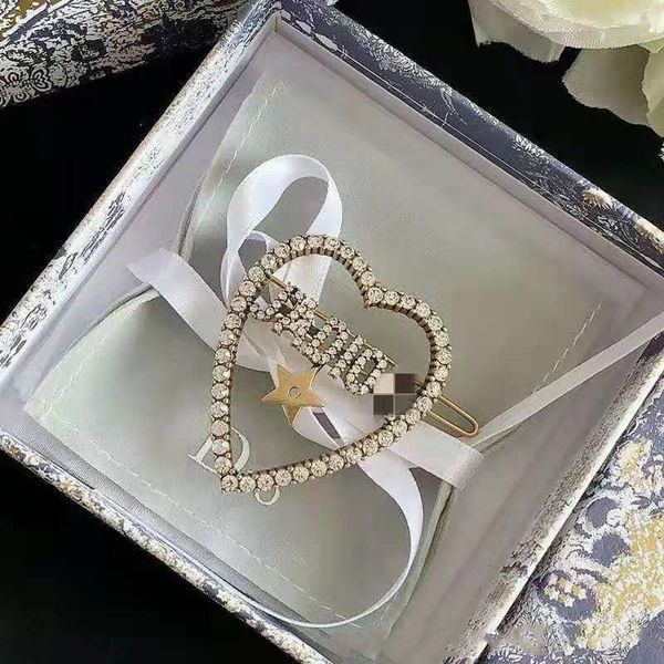 

special offer 75% off outlet online family's new love letter hairpin, Golden;silver