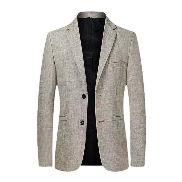 

men's suits & blazers 2021 blazer men male solid color 2 button suit jacket masculino korean style slim fit casual fashion trend dress, White;black