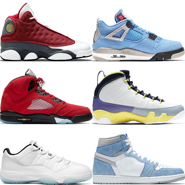 

13 13s red flint raging bull retro basketball shoes university gold blue silver toe 1 1s jumpman 9 9s change the world hyper royal 5 5s
