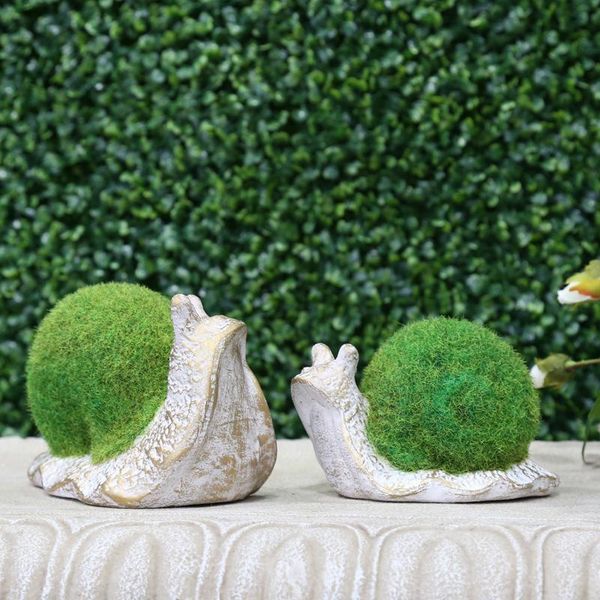 

garden decorations rural decoration snails resin courtyard landscaping simulated animal artificial snail carving rustic