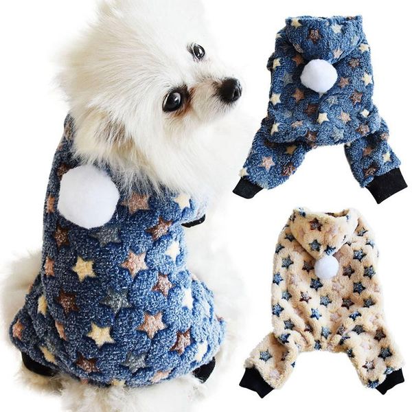 

dog apparel cute clothes jumpsuit puppy cat warm coat costume pet clothing printed coral fleece jacket for dogs chihuahua yorkshire uv