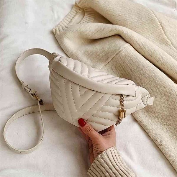 

fashion women messenger belt bag pack leather waist s girl travel small fanny chest bolsas ladies mini shoulder 210908