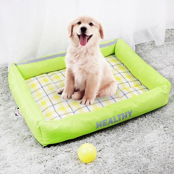 

kennels & pens dog oxford bed brathable summer cooling for pet puppy waterproof large medium cave kennel