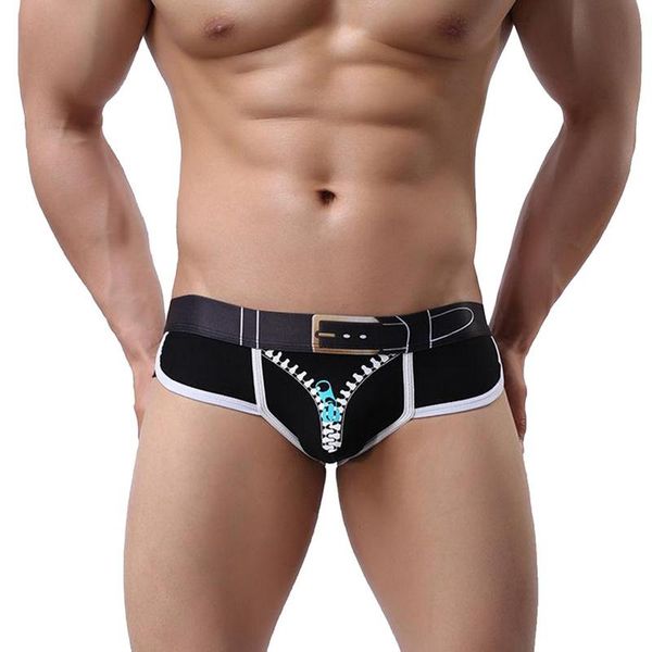 

underpants 2021 men underwear ice breathable boxers mens boxer male fashion transparent pouch zipper sml, Black;white