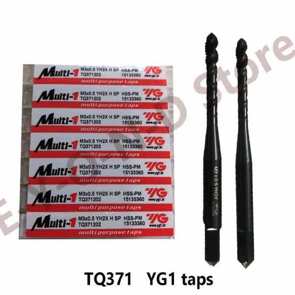 

hand tools original yg1 tq371 spiral flute taps for high hardness material m2 m3 m6 m8 m10 m12 m14 m16 processing cast iron steel etc.