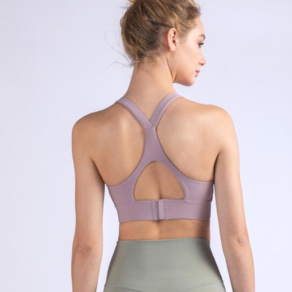 

nuls nude feel yoga sports underwear women's cross beauty back buckle running shockproof bra workout fitness outfit