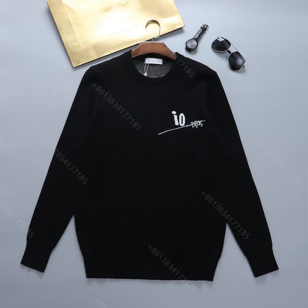 

casual hoodie sweater men autumn and winter designer sweaters striped fashion hoodies cd brand crochet mujer wool man knitting hooded sweat, White;black