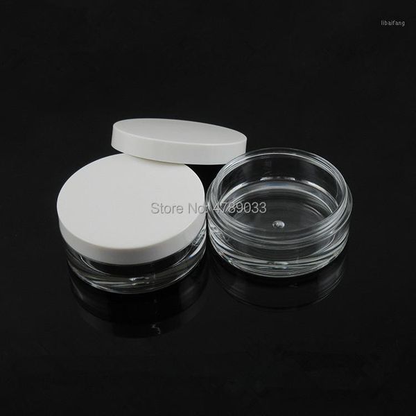 

storage bottles & jars 10/30/50pcs 15g empty refillable cosmetic makeup container clear round bottle small cream jar