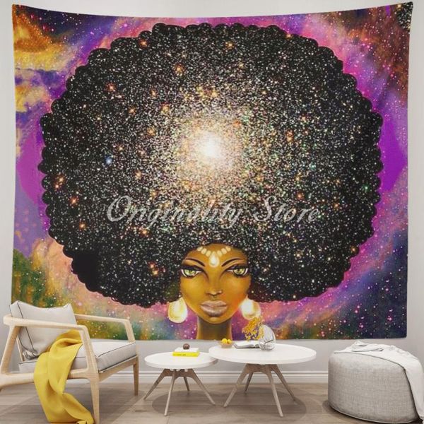 

tapestries african american tapestry women art big hairball