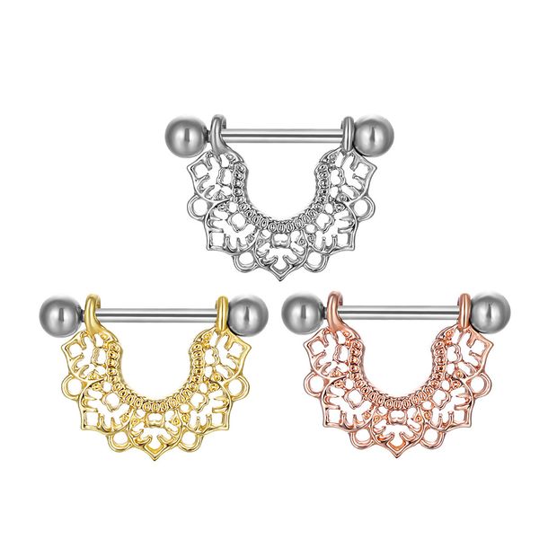 

d1006 nipple ring, Silver
