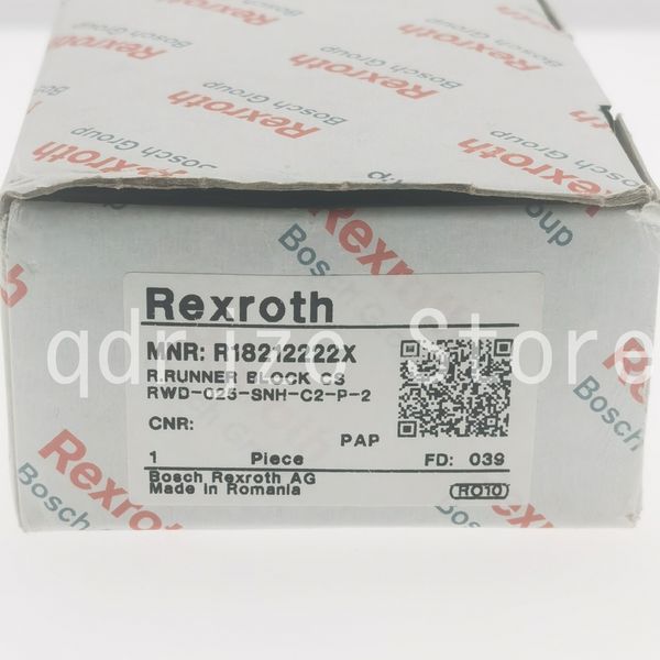 Cursore Rexroth R18212222X unità cuscinetto movimento lineare RWD-025-SNH-C2-P-2