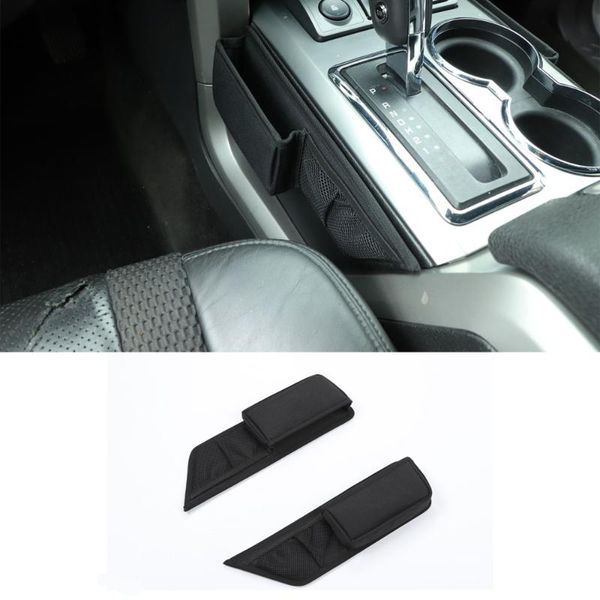 

car organizer for f150 2009-2014 gear shift panel side storage box holder bag interior accessories