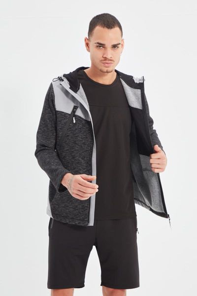 

men's jackets trendyol men 's regular fit thin coats tmnaw22mo0439, Black;brown