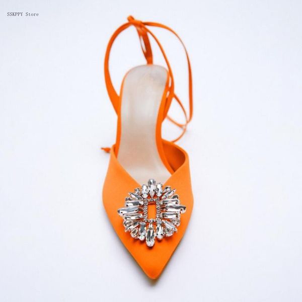 

sandals 2021 high heels female shoe large size rhinestone high-heeled girls comfort big pointed beige velvet stiletto, Black