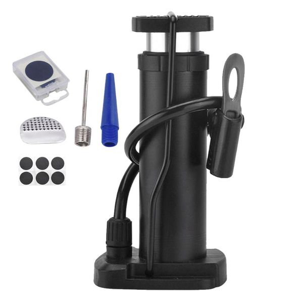 

bike pumps pump anti slip aluminum alloy cycling practical basketball home tire floor inflator outdoor universal puncture repair mini