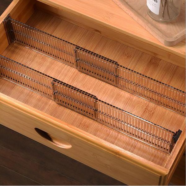 

storage drawers 2pcs drawer clapboard partition divider cabinet adjustable diy wardrobe baffle finishing organizer