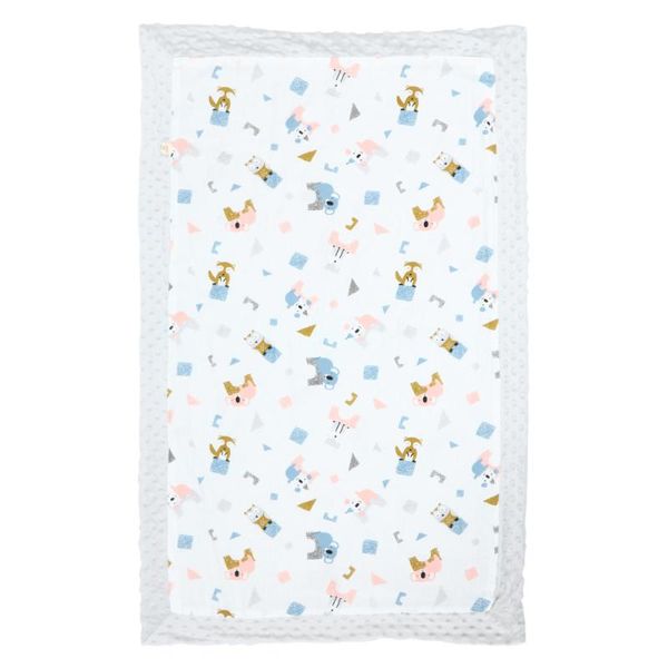 

yoga outfit 1pc double-sided baby blanket adorable kids plush sleeping