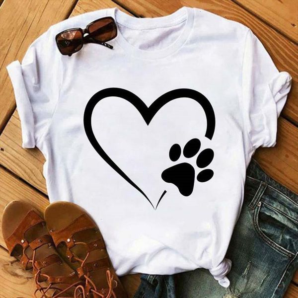 

summer kawaii casual vogue harajuku womens korean style love graphic, White