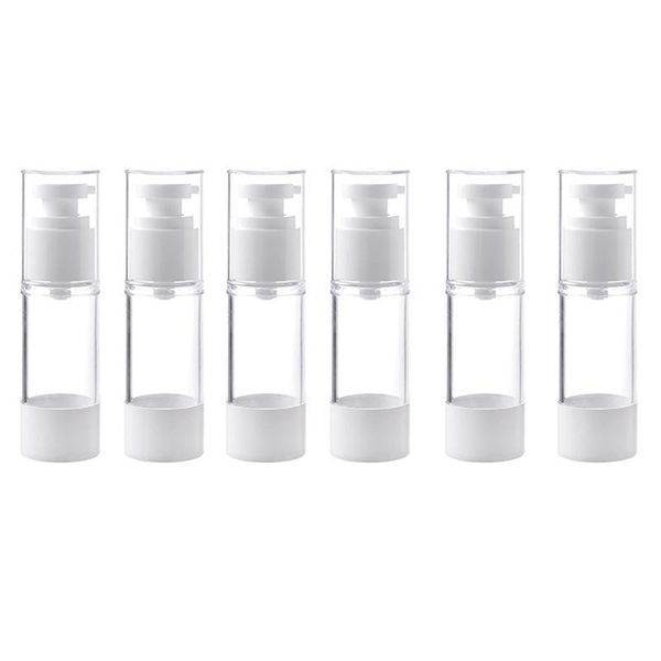 

storage bottles & jars 6 pcs/set small mist spray vacuum emulsion bottle traveling on business bottling 30ml press pump lotion