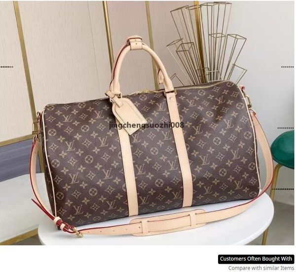 

988 gglvlouisvittonyslvutton man travel bag large capacity sport bag designer handbag duffle mens duffel b, Red;black