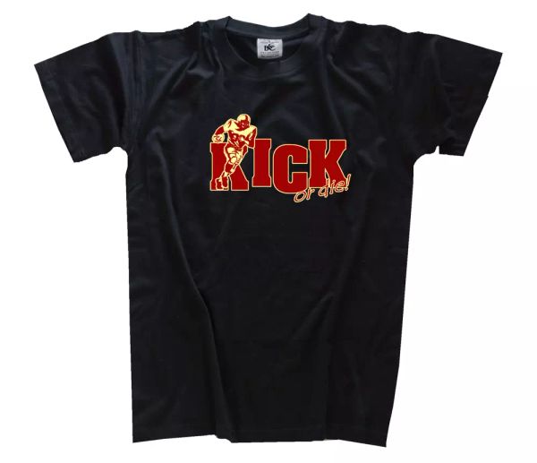 

kick off or-american football touch down touchdown t-shirt s - 3xl, White;black