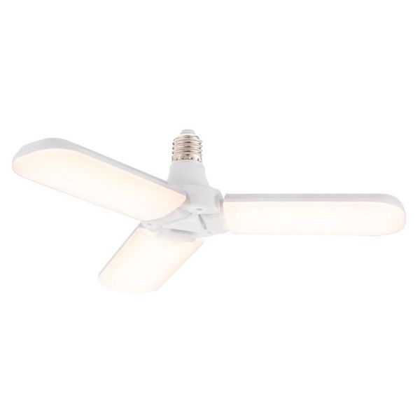 

easy install white home fan blade e27 durable foldable adjustable ceiling light super bright energy saving multi use pc led bulb bulbs