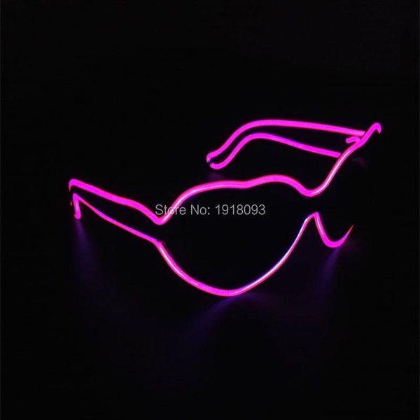 

colors optional sound active el wire led strip neon glasses lover's gift for christmas haloween party decor strips