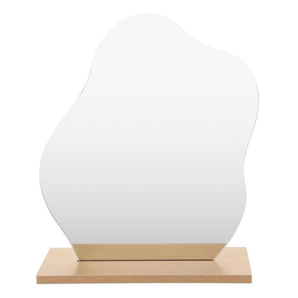 

mirrors home bedroom makeup mirror irregular cosmetic (assorted color)