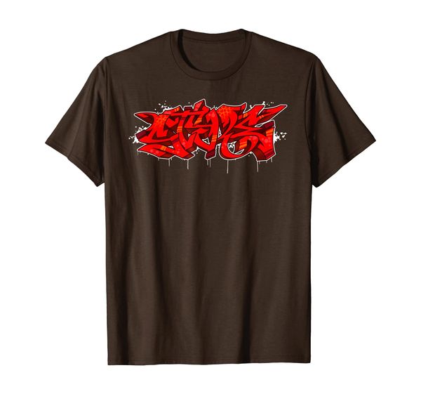 

style graffiti piece red graffiti hiphop shirt, White;black