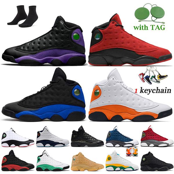 

wholesale 13s basketball shoes jumpman 13 womens mens court purple obsidian reverse bred starfish hyper royal sports trainers houndstooth sn