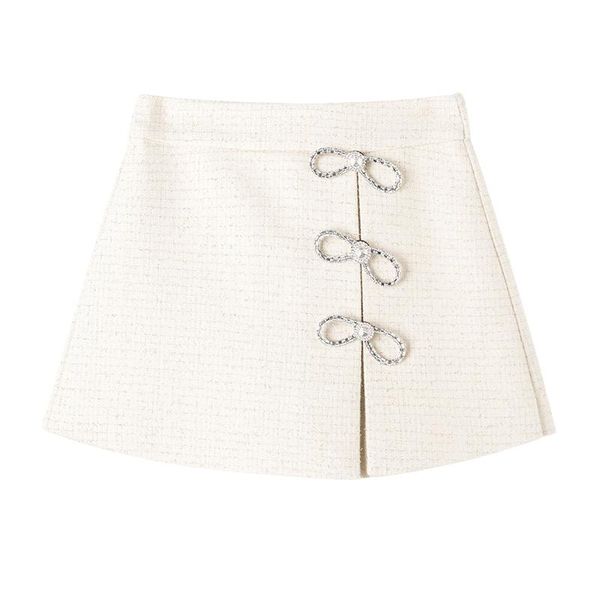 

spring summer shorts for women 2021 high waist casual wide leg short slim sweet cute girls bow a-line skirts women's, White;black