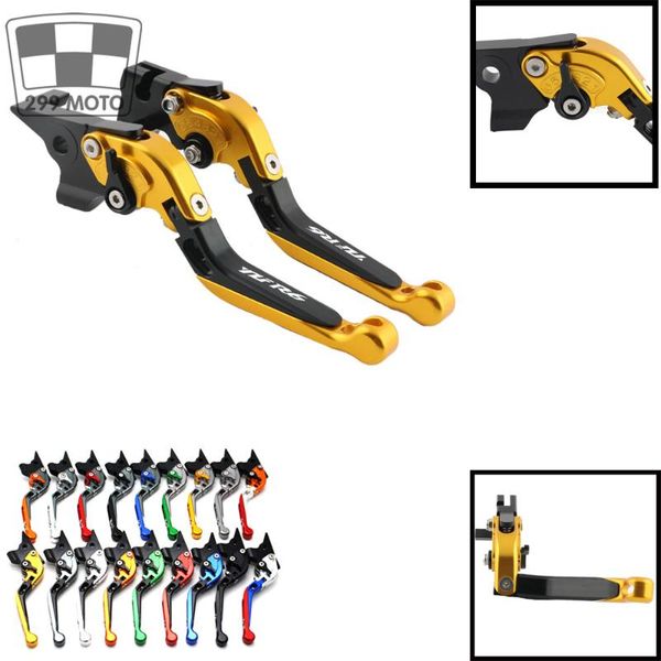 

motorcycle brakes foryamaha yzf r6 2021 laser extendable folding cnc brake clutch levers