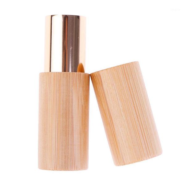 

storage bottles & jars 1pc diy bamboo empty lip gross container lipstick tube tubes