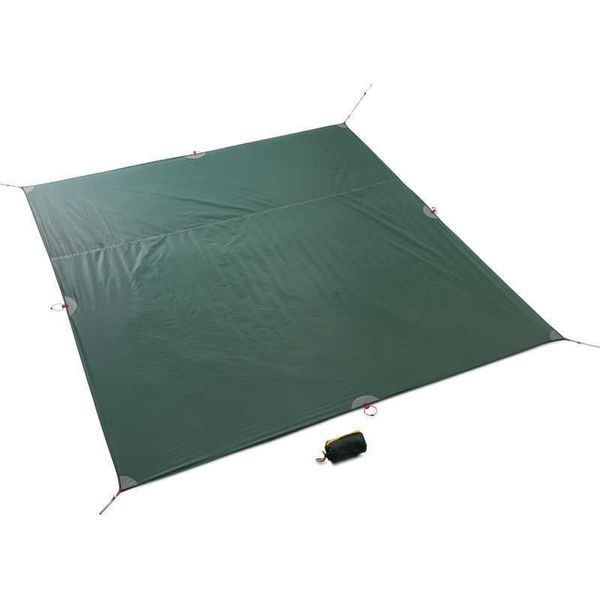 Chama's Creed Tarp Tent Floor Pegada Camping Beach Praia Piquenique Impermeável Tarpulin Sol Shelter Y0706