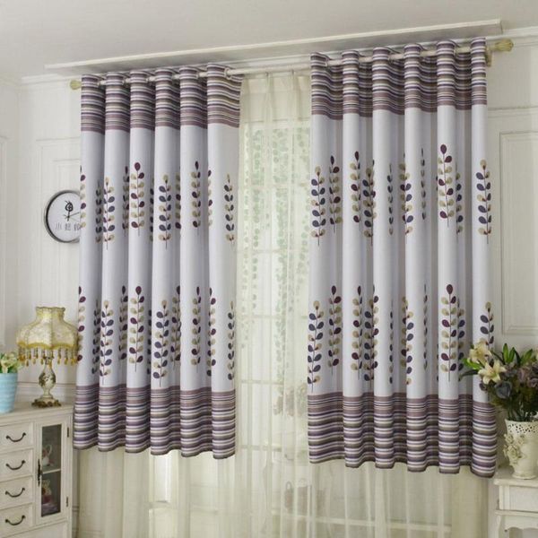 

trees printing shading window curtain for home living room bedrom decoration & drapes