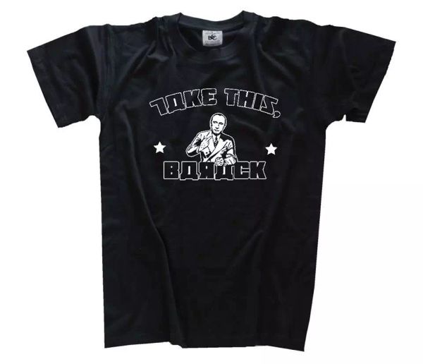 

vladimir putin - take this barack t-shirt s-xxxl, White;black