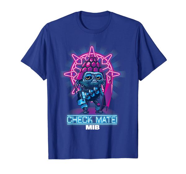 

M.I.B. Alien Check Mate Neon Poster Graphic T-Shirt, Mainly pictures
