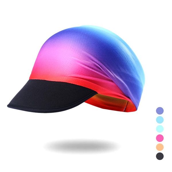 

women men cycling cap quick-dry bicycle headscarf pirate scarf hood mtb racing bandana hat yoga outdoor sport headband sweatband caps & mask, Black