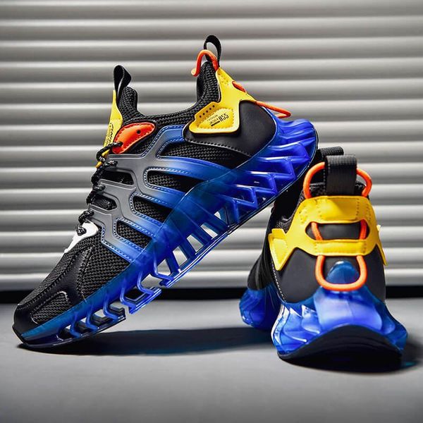 

464748 size 2021spring blade sole tpu wear-resistant non-slip lightweight running shoes fashion shoes foreign trade cross-b, Black;white