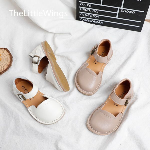 

childrens genuine leather shoes spring autumn new summer sandal fashion er soft comfortable girls shoes 1-3 -6 years old, Black;red