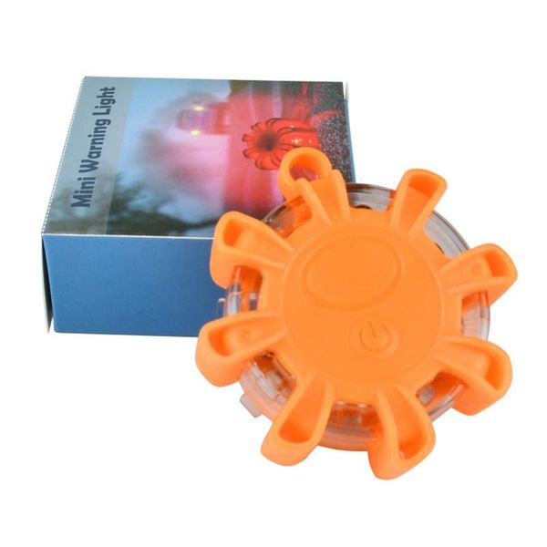 

emergency lights magnetic strobe safety warning super bright lightbar car road signal led flare light flash round
